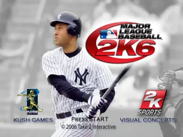 Major League Baseball 2K6 screen shot title